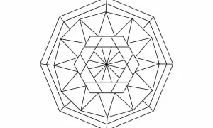 Geometryczne mandale do druku, idealne do relaksu i kreatywnego spędzania czasu.