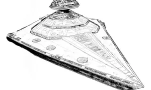 Gwiazda Śmierci z Gwiezdnych Wojen, idealna do star wars kolorowanki. Ta potężna maszyna czeka na Twoje kolory!