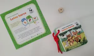 Zestaw "Leśne harce" to świetne gry dla przedszkolaków. Karty z leśnymi zwierzątkami zachęcają do zabawy, ćwiczeń buzi i języka.