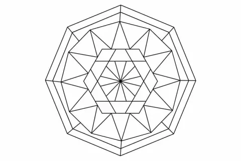 Geometryczne mandale do druku, idealne do relaksu i kreatywnego spędzania czasu.