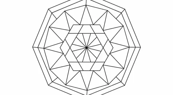 Geometryczne mandale do druku, idealne do relaksu i kreatywnego spędzania czasu.