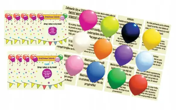 Zadania urodzinowe dla dzieci: zgaduj, śmiej się i baw! Kolorowe balony i ciekawe wyzwania czekają!