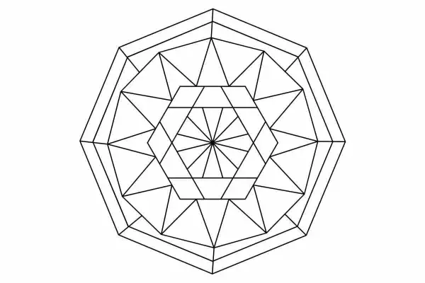 Geometryczne mandale do druku, idealne do relaksu i kreatywnego spędzania czasu.